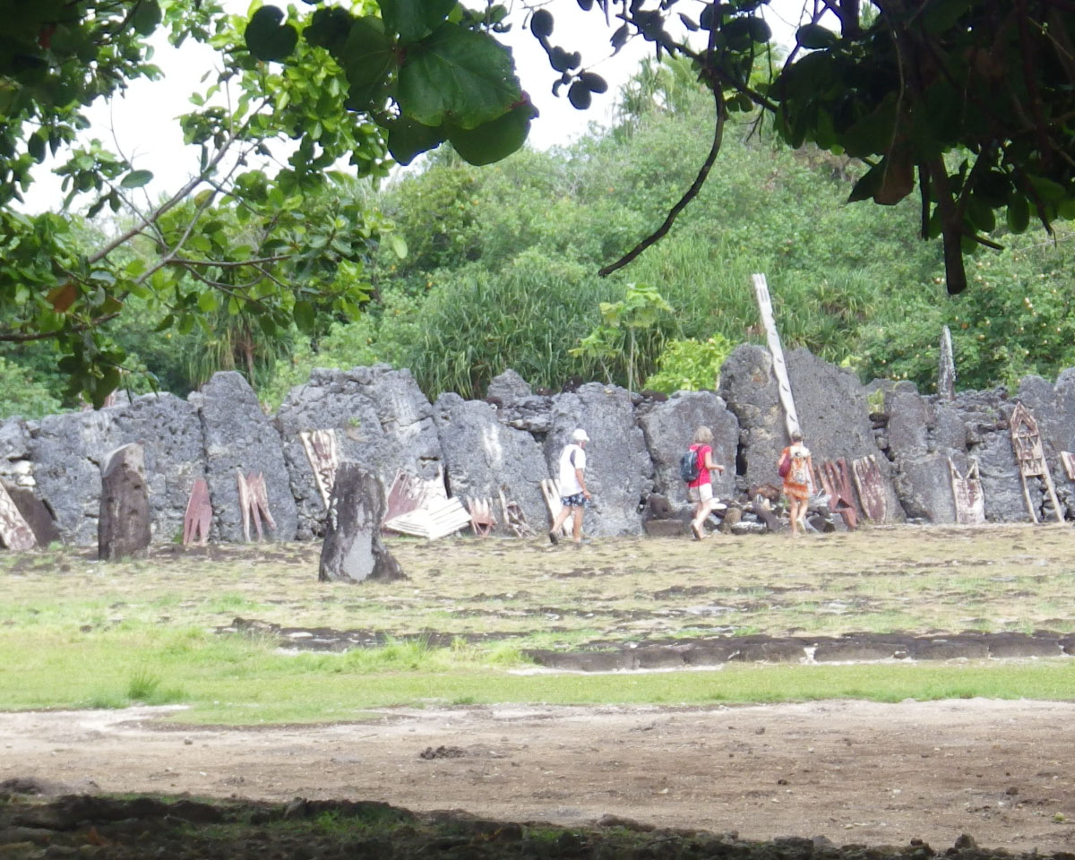Site des Marae de Taputapuatea à Raiatea (îles de la Société)